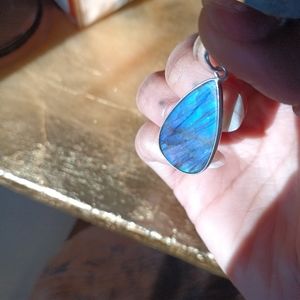 Magical Labradorite pendant 925 sterling silver